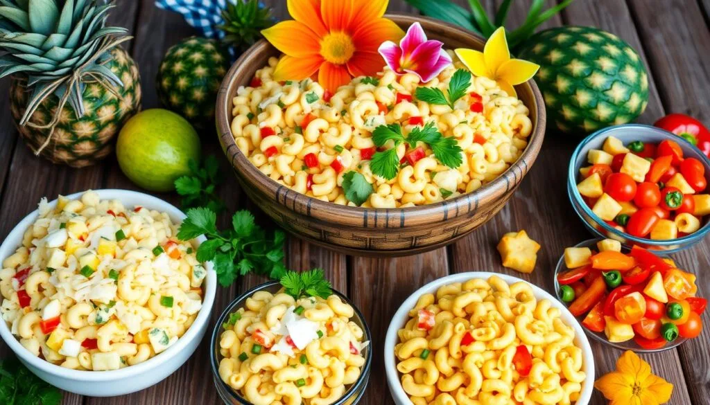 Hawaiian Mac Salad variations