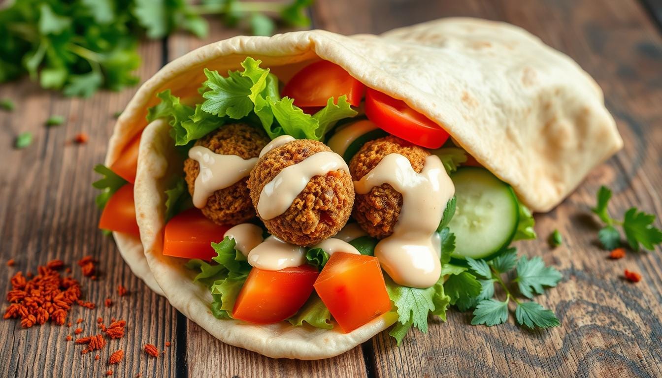 Mediterranean Falafel Wrap