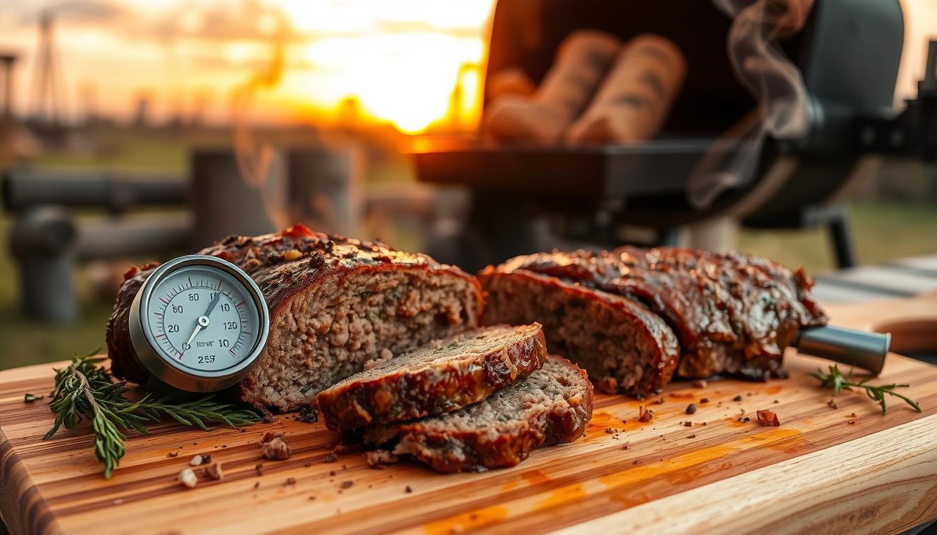 Smoke meatloaf temperature