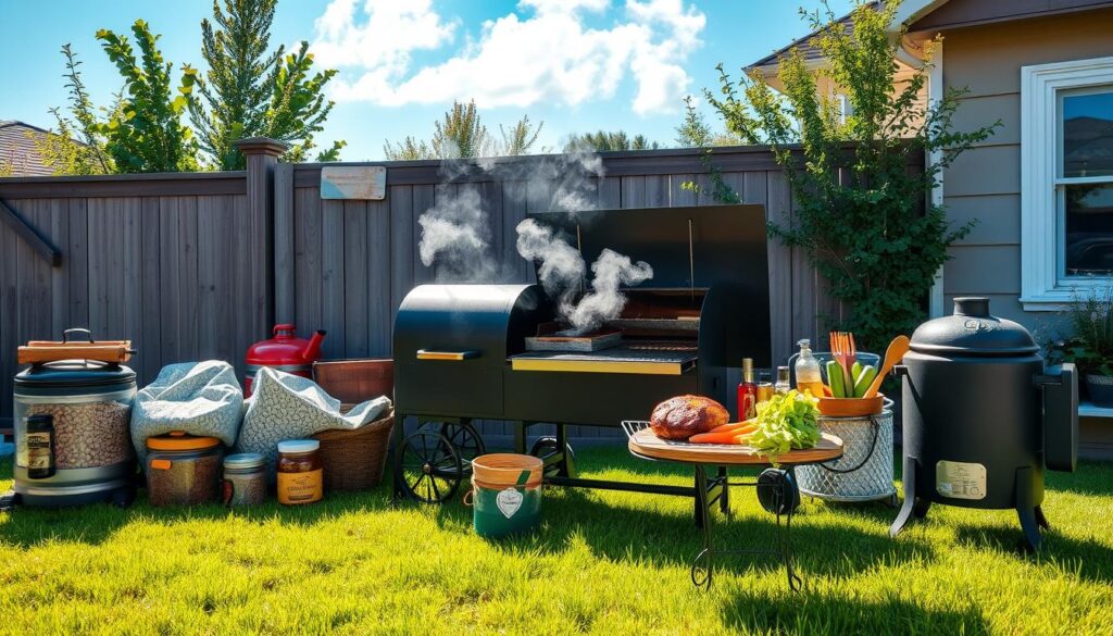 Smoker setup