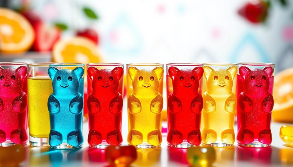 boozy gummy bear treats