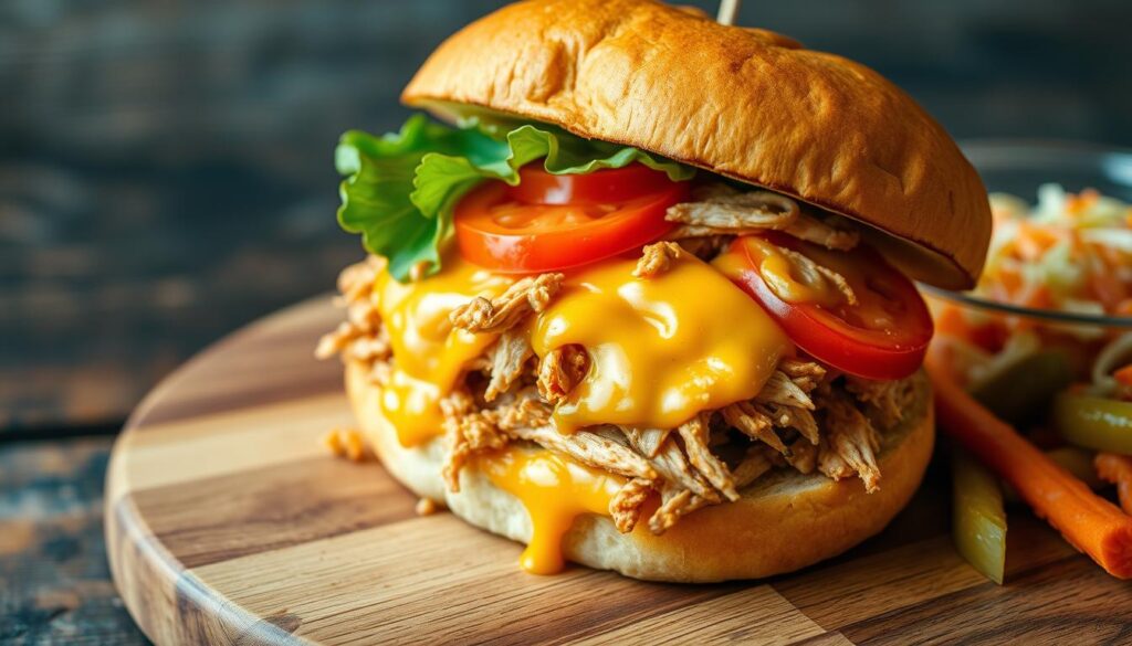 cheesy chicken sandwich