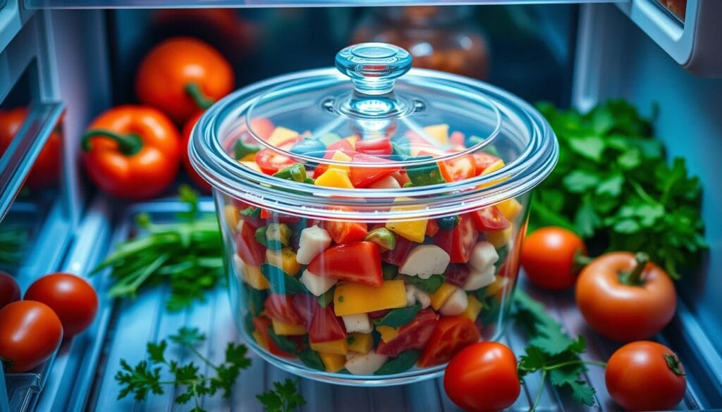 mediterranean salad storage