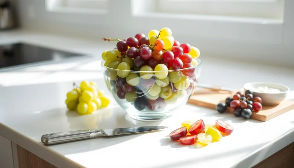 simple grape salad preparation