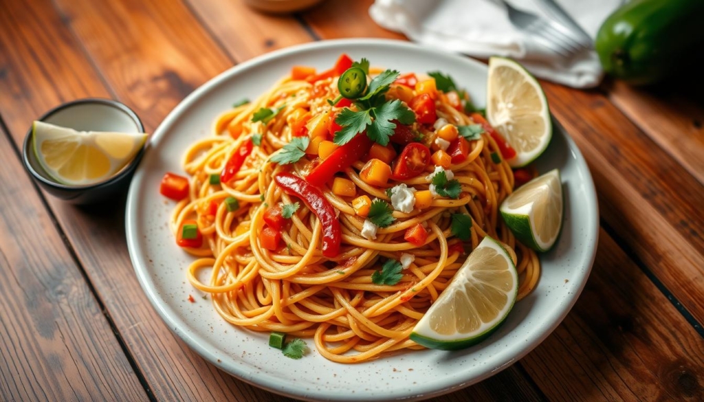 tex-mex spaghetti