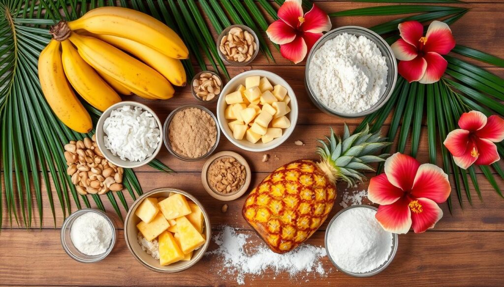 tropical baking ingredients