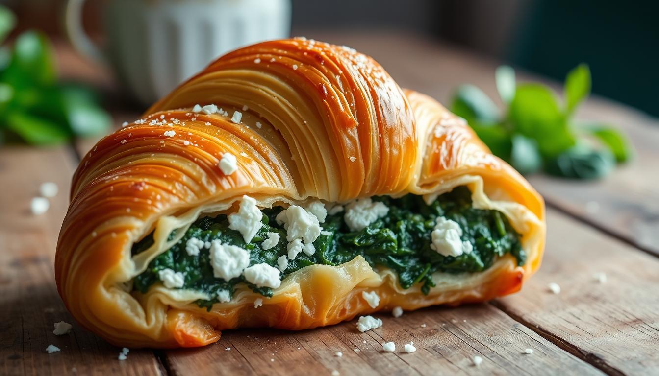 Spinach and Feta Croissant